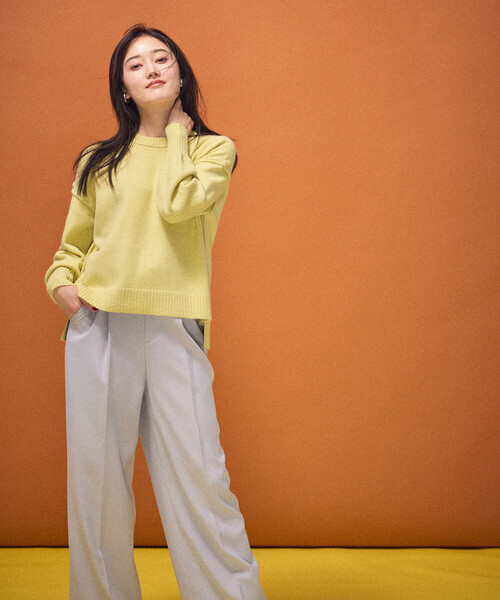 COMME CA ISM(コムサイズム)の「フラノ調ジャージー ワイドパンツ(その他パンツ・レディース・グレー/ベージュ・MEDIUM/LARGE)」の18枚目の写真