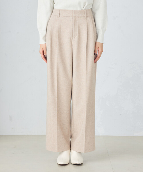 COMME CA ISM(コムサイズム)の「フラノ調ジャージー ワイドパンツ(その他パンツ・レディース・グレー/ベージュ・MEDIUM/LARGE)」の11枚目の写真