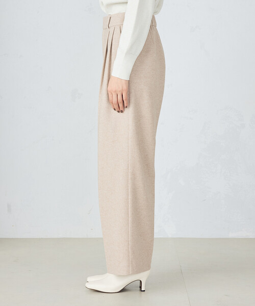 COMME CA ISM(コムサイズム)の「フラノ調ジャージー ワイドパンツ(その他パンツ・レディース・グレー/ベージュ・MEDIUM/LARGE)」の10枚目の写真