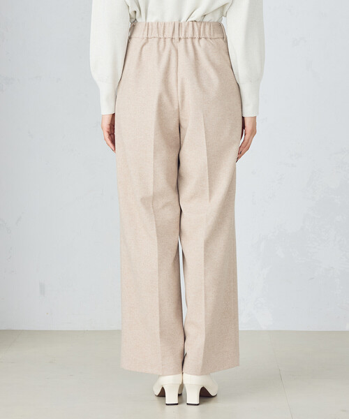 COMME CA ISM(コムサイズム)の「フラノ調ジャージー ワイドパンツ(その他パンツ・レディース・グレー/ベージュ・MEDIUM/LARGE)」の9枚目の写真