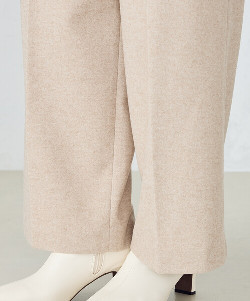 COMME CA ISM(コムサイズム)の「フラノ調ジャージー ワイドパンツ(その他パンツ・レディース・グレー/ベージュ・MEDIUM/LARGE)」の5枚目の写真