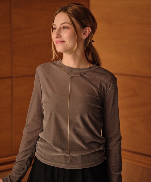 ANOH（アノー）の「コンビカラーフープチェーンチョーカー（チョーカー・レディース・シルバー×ゴールド・FREE）」の5枚目の写真