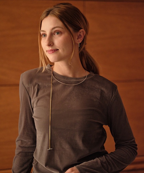 ANOH（アノー）の「コンビカラーフープチェーンチョーカー（チョーカー・レディース・シルバー×ゴールド・FREE）」の11枚目の写真