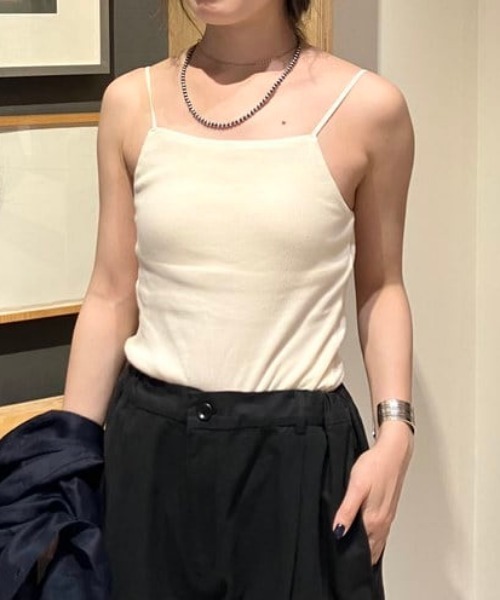 MILLER（ミラー）の「MILLER / Prib Cup Cami（キャミソール・レディース・ブラック/ホワイト系その他5・ONE SIZE）」の2枚目の写真