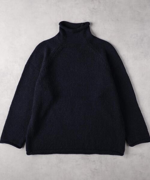 Right-on(ライトオン)の「Other(ソノタ)【レディース】「USA WOOL MIX」ロールネックニット(ニット/セーター・レディース・ネイビー/オフホワイト/グリーン・M/L/XL)」の20枚目の写真