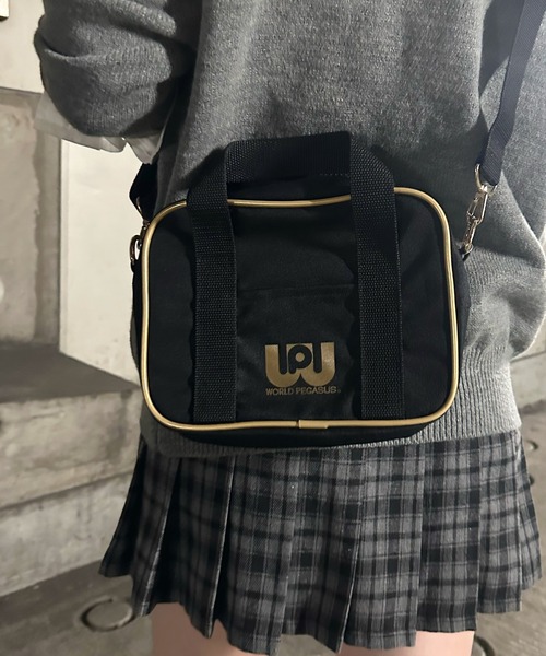 shrita（シュリータ）の「【ワールドペガサス×SHRITA】ミニショルダーバッグ（ショルダーバッグ・キッズ・パープル/グレー/ブラック・FREE）」の2枚目の写真