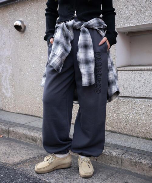 WEGO（ウィゴー）の「WEGO/グラフィックスウェットパンツ（スウェットパンツ・レディース・ライトグレー/ブラック・FREE）」の7枚目の写真