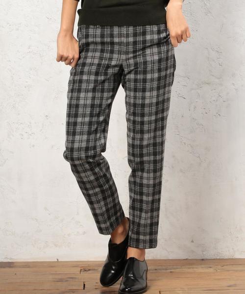 green label relaxing（グリーンレーベルリラクシング）の「KF V/LAMB NTK パンツ◆（その他パンツ・レディース・ブラック/ダークグレー/ブラウン/ライトグレー/ダークグリーン・38/36/40）」の3枚目の写真