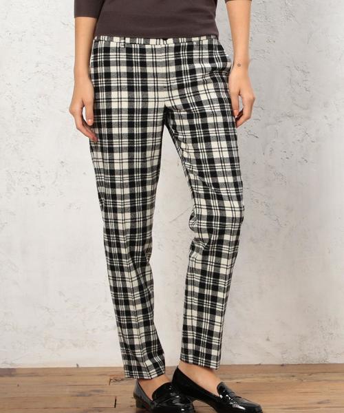 green label relaxing（グリーンレーベルリラクシング）の「KF V/LAMB NTK パンツ◆（その他パンツ・レディース・ブラック/ダークグレー/ブラウン/ライトグレー/ダークグリーン・38/36/40）」の7枚目の写真