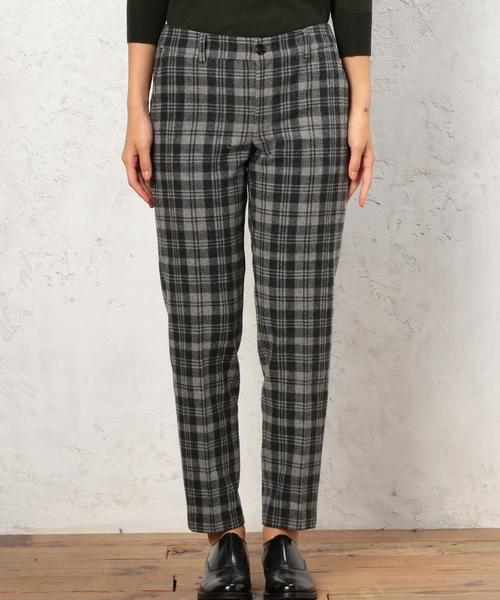 green label relaxing（グリーンレーベルリラクシング）の「KF V/LAMB NTK パンツ◆（その他パンツ・レディース・ブラック/ダークグレー/ブラウン/ライトグレー/ダークグリーン・38/36/40）」の9枚目の写真