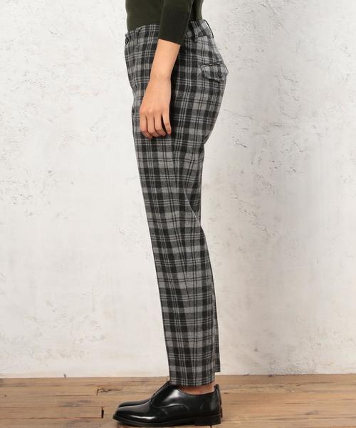 green label relaxing（グリーンレーベルリラクシング）の「KF V/LAMB NTK パンツ◆（その他パンツ・レディース・ブラック/ダークグレー/ブラウン/ライトグレー/ダークグリーン・38/36/40）」の10枚目の写真