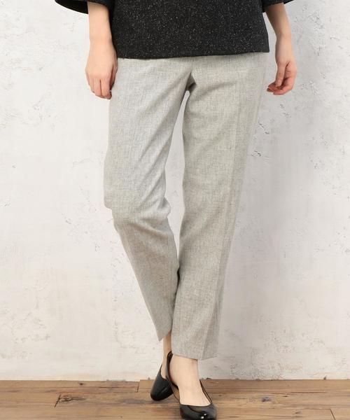 green label relaxing（グリーンレーベルリラクシング）の「KF V/LAMB NTK パンツ◆（その他パンツ・レディース・ブラック/ダークグレー/ブラウン/ライトグレー/ダークグリーン・38/36/40）」の21枚目の写真