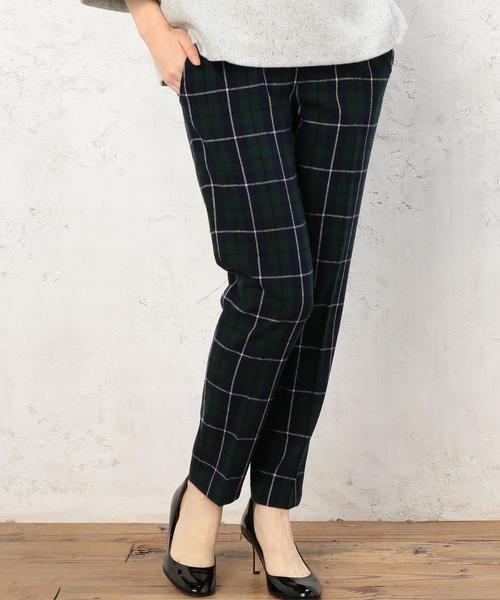 green label relaxing（グリーンレーベルリラクシング）の「KF V/LAMB NTK パンツ◆（その他パンツ・レディース・ブラック/ダークグレー/ブラウン/ライトグレー/ダークグリーン・38/36/40）」の22枚目の写真