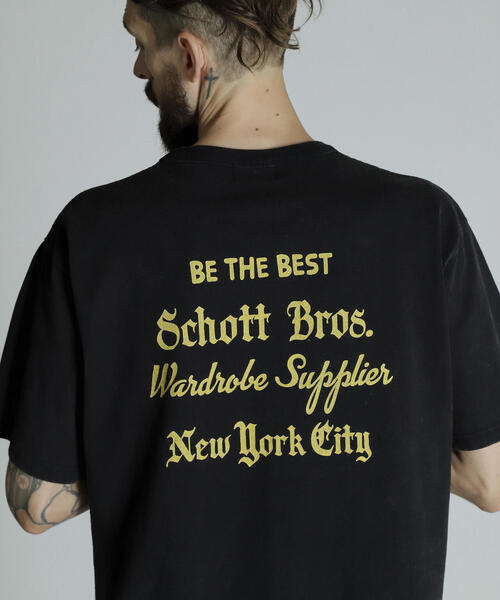 Schott/ショット/SNOWWASH T-SHIRT ADVERTISEMENT/スノー