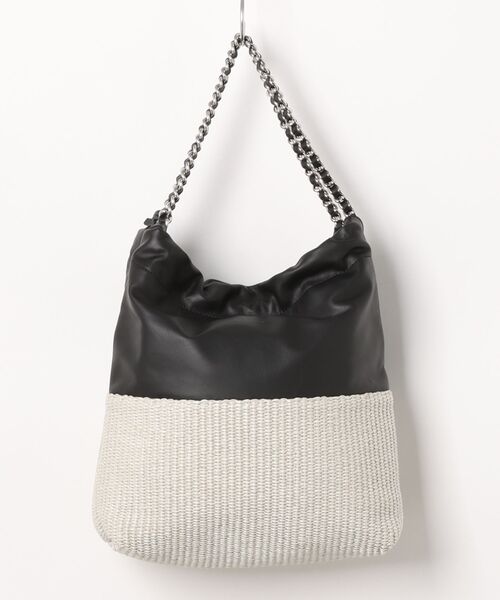 MARCO MASI】異素材コンビハンドバッグ（セール】【MARCO MASI】異素材  