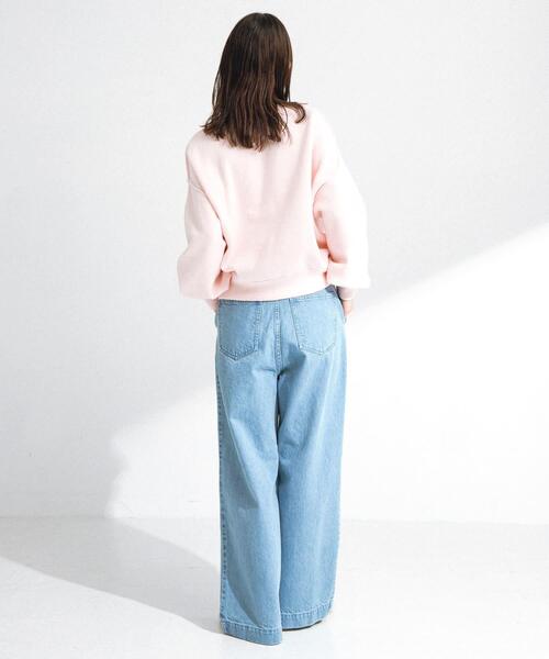 34サイズ/低身長向けも展開』タックデニム（デニムパンツ）｜URBAN