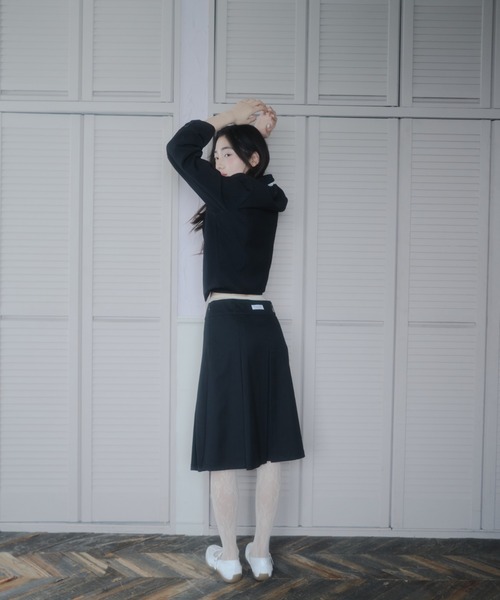 Smyeon（スミョン）の「Midi box pleats skirt/ミディボックスプリーツ