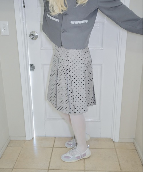 特別セーフ Midi box skirt/ミディボックスプリーツスカート pleats スカート