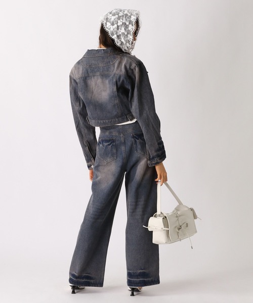 FOREVER 21（フォーエバー トゥエンティーワン）の「【2025SS】オーバーダイルーズデニム（デニムパンツ・レディース・ネイビー/ブルー・SMALL/MEDIUM）」の16枚目の写真