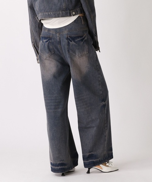 FOREVER 21（フォーエバー トゥエンティーワン）の「【2025SS】オーバーダイルーズデニム（デニムパンツ・レディース・ネイビー/ブルー・SMALL/MEDIUM）」の18枚目の写真