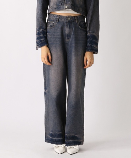 FOREVER 21（フォーエバー トゥエンティーワン）の「【2025SS】オーバーダイルーズデニム（デニムパンツ・レディース・ネイビー/ブルー・SMALL/MEDIUM）」の19枚目の写真