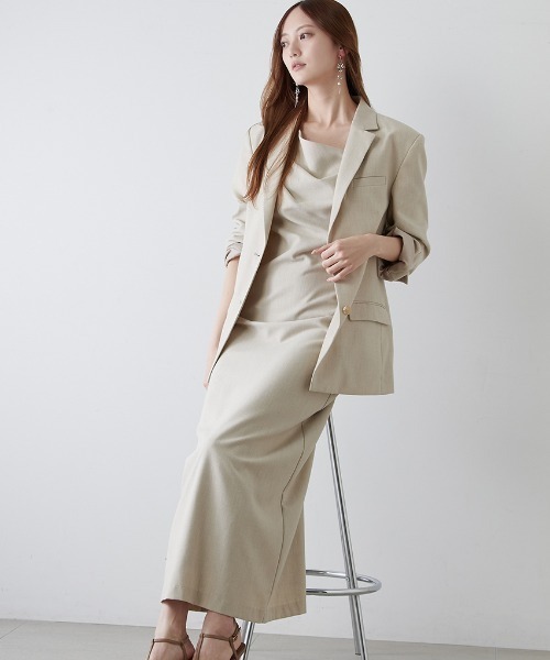 SNIDEL♡Sustainableバリエキャミワンピース SNIDEL（スナイデル）の「Sustainableバリエキャミワンピース