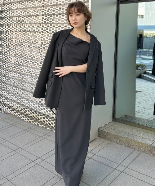 【n】SNIDEL バリエキャミワンピース セール】Sustainableバリエキャミワンピース（ワンピース