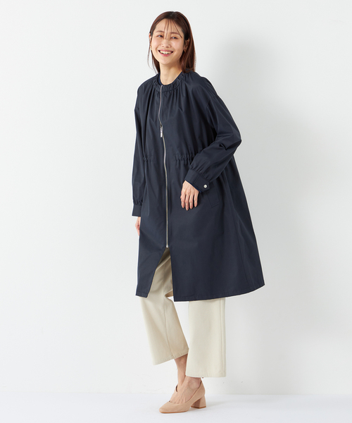 会員様限定SALE] 在庫限りステンカラーコート 撥水 ストレッチ