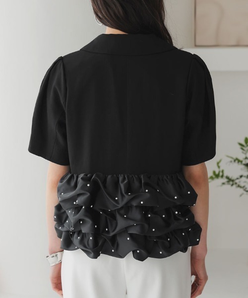 DONOBAN（ドノバン）の「フリルジャケット（その他アウター・レディース・ブラック・ONE）」の21枚目の写真