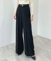 Futier land | センタープレスストレートスラックス(スラックス)