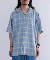 COTTON PAN 有刺鉄線柄 レーヨン半袖シャツ サイズ2（M）コットンパン COTTON PAN “Wired/有刺鉄線” L/S Rayon Shirt | BETTER-online