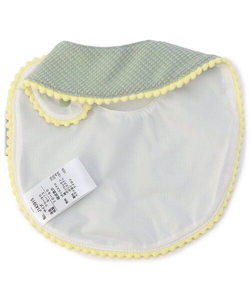 BREEZE(ブリーズ)の「カラフルワッフルスタイ(スタイ/よだれかけ・キッズ・ミント/アイボリー/ピンク/ブラウン/ネイビー・90)」の8枚目の写真