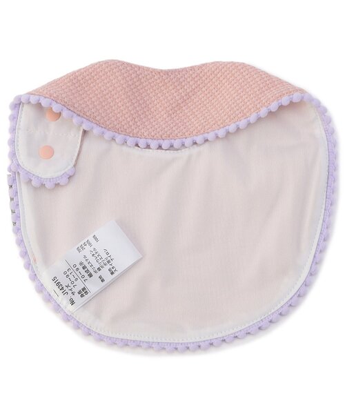 BREEZE(ブリーズ)の「カラフルワッフルスタイ(スタイ/よだれかけ・キッズ・ミント/アイボリー/ピンク/ブラウン/ネイビー・90)」の10枚目の写真