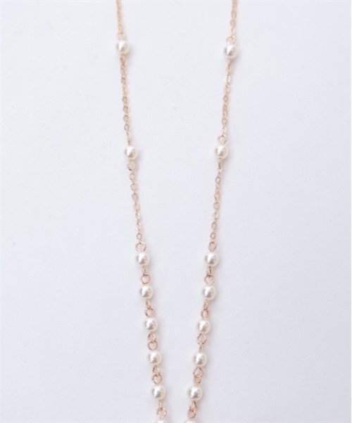 axes femme kawaii（アクシーズファムカワイイ）の「リボンネックレス（ネックレス・レディース・ピンク/ゴールド/アンティークゴールド・FREE）」の6枚目の写真