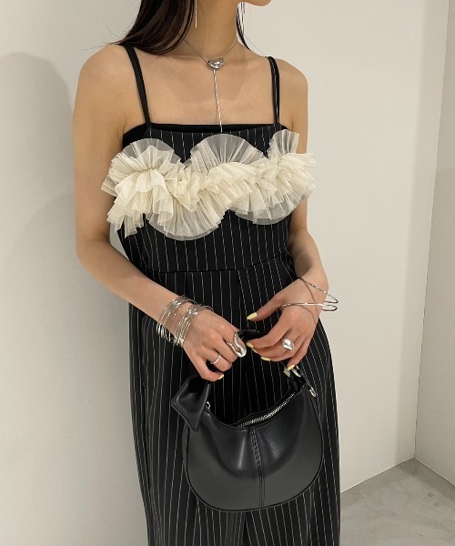 AIC.（エーアイシー）の「チュールデザインキャミオールインワン