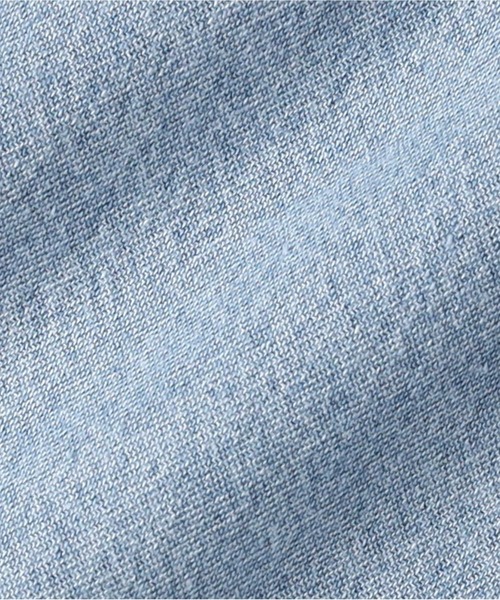 Right-on（ライトオン）の「【OWN】デニムワークシャツ（シャツ/ブラウス・レディース・ダークグレー/ライトインディゴブルー・M/L/XL）」の8枚目の写真