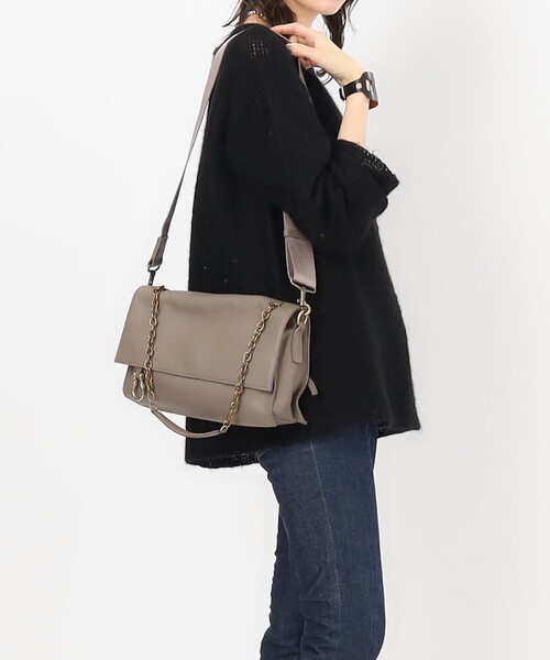 TOFF&LOADSTONE（トフアンドロードストーン）の「バディ（ショルダーバッグ・レディース・ブラック/ホワイト系/ブラウン系その他2・00）」の9枚目の写真