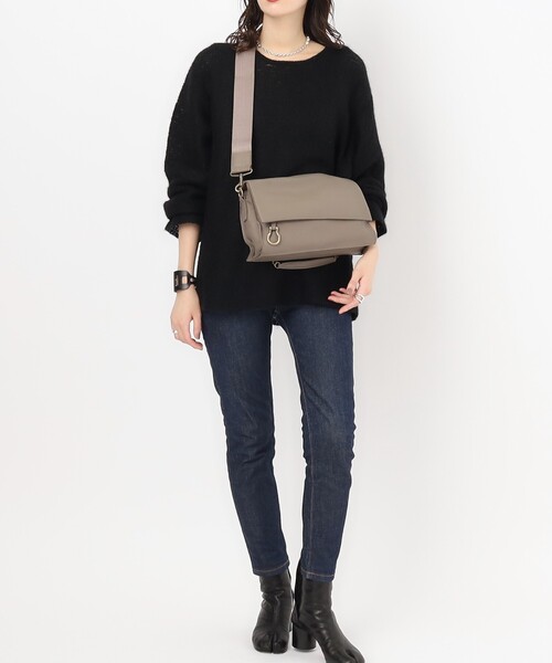 TOFF&LOADSTONE（トフアンドロードストーン）の「バディ（ショルダーバッグ・レディース・ブラック/ホワイト系/ブラウン系その他2・00）」の11枚目の写真