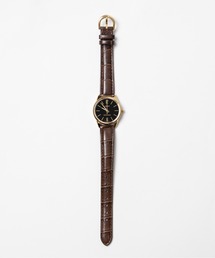 CASIO（カシオ）の「"CASIO（カシオ）"アナログ ラウンド　ゴールド　レザー　腕時計（アナログ腕時計・レディース）」