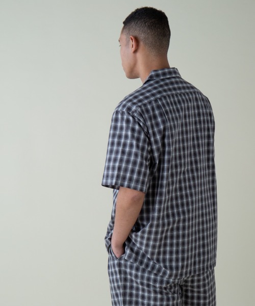 PENDLETON(ペンドルトン)の「オープンカラーシャツ SS (UNISEX)(シャツ/ブラウス・メンズ・ピンク系その他/グレー×ホワイト・MEDIUM/LARGE/X-LARGE/SMALL)」の3枚目の写真