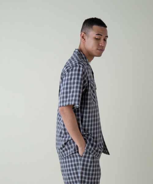 PENDLETON(ペンドルトン)の「オープンカラーシャツ SS (UNISEX)(シャツ/ブラウス・メンズ・ピンク系その他/グレー×ホワイト・MEDIUM/LARGE/X-LARGE/SMALL)」の5枚目の写真