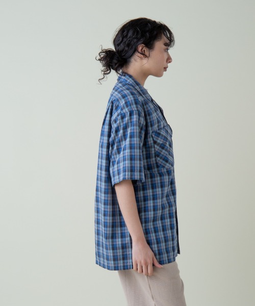 PENDLETON(ペンドルトン)の「オープンカラーシャツ SS (UNISEX)(シャツ/ブラウス・メンズ・ピンク系その他/グレー×ホワイト・MEDIUM/LARGE/X-LARGE/SMALL)」の11枚目の写真