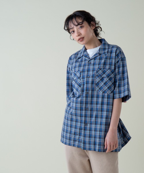 PENDLETON(ペンドルトン)の「オープンカラーシャツ SS (UNISEX)(シャツ/ブラウス・メンズ・ピンク系その他/グレー×ホワイト・MEDIUM/LARGE/X-LARGE/SMALL)」の14枚目の写真