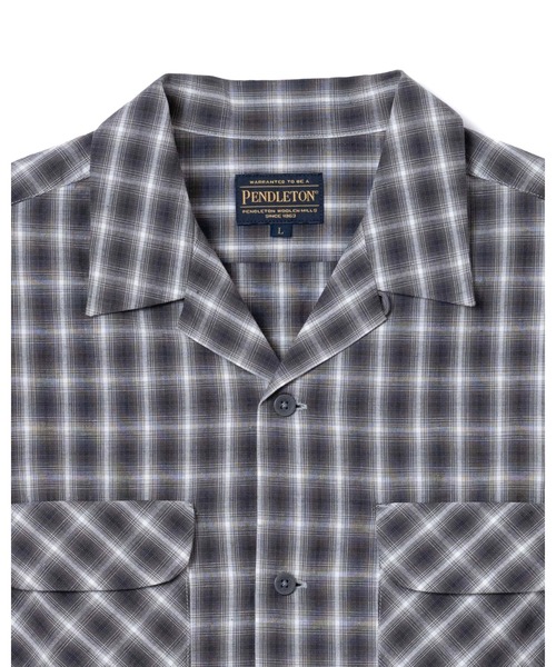 PENDLETON(ペンドルトン)の「オープンカラーシャツ SS (UNISEX)(シャツ/ブラウス・メンズ・ピンク系その他/グレー×ホワイト・MEDIUM/LARGE/X-LARGE/SMALL)」の6枚目の写真