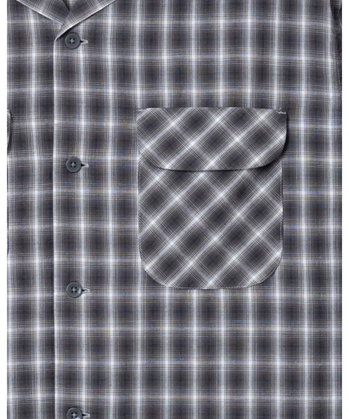 PENDLETON(ペンドルトン)の「オープンカラーシャツ SS (UNISEX)(シャツ/ブラウス・メンズ・ピンク系その他/グレー×ホワイト・MEDIUM/LARGE/X-LARGE/SMALL)」の7枚目の写真