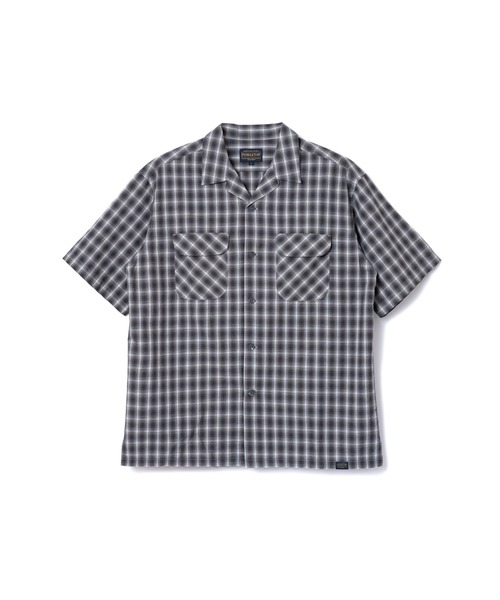 PENDLETON(ペンドルトン)の「オープンカラーシャツ SS (UNISEX)(シャツ/ブラウス・メンズ・ピンク系その他/グレー×ホワイト・MEDIUM/LARGE/X-LARGE/SMALL)」の9枚目の写真