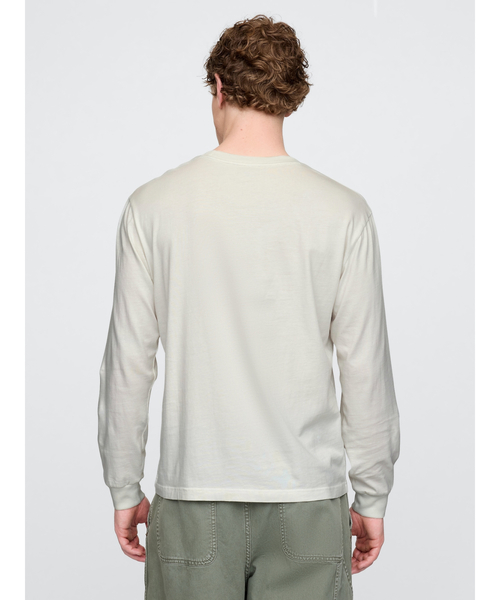 セール】Gapロゴ Tシャツ 長袖(ユニセックス)（Tシャツ