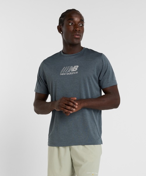 セール】Athletics ランニンググラフィックショートスリーブTシャツ（T