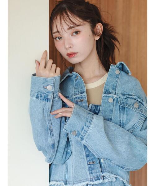 SOPH ソフ ノーカラーデニムジャケット サイズ：L SOPH ソフ ノーカラーデニムジャケット サイズ：L