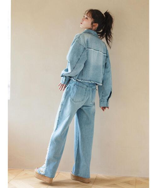 デニムジャケット（ノーカラージャケット）｜so4u（ソー